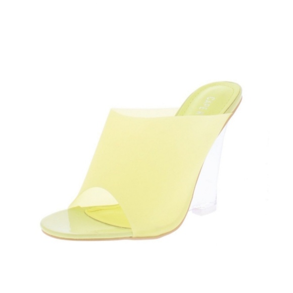 New Cape Robbin Clear Heel Wedge - Picture 8 of 8